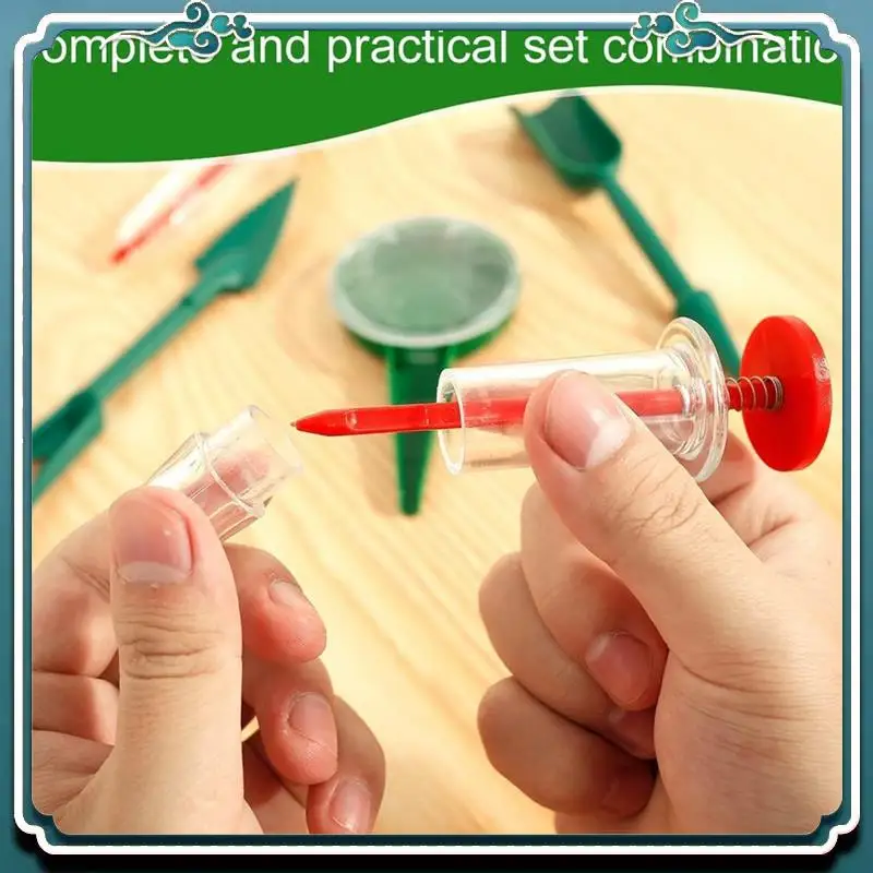 6Pcs Mini Sowing Seed Dispenser, Seed Planter Tool,Handheld Seed Planter,Seed Sower Tool,Hand Seed Spreader,Garden Seed, Durable