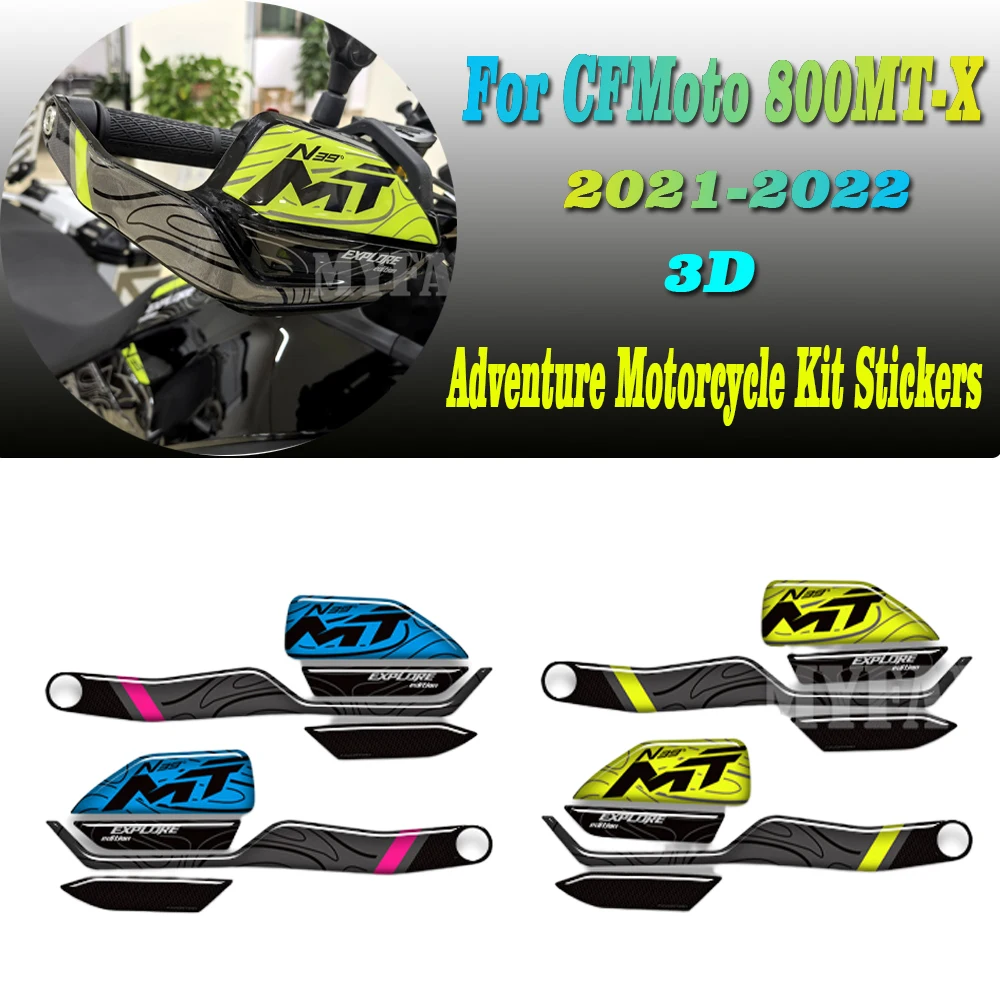800MT X 2024 2025 For CFMoto 800MT-X 800 MT - X Adventure Bike Protector Tank Pad Grips Kit Knee Fairing Fender Stickers Decal