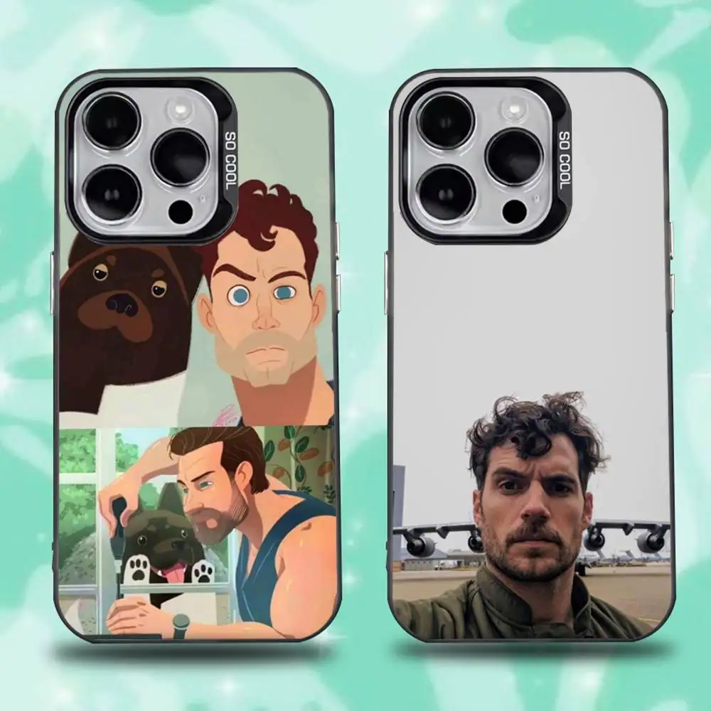 

Actor H-Henry C-Cavill Phone Case For iPhone 16,15,14,13,12,11,Mini,Pro,E,SE4,XS,MAX Black Candy Matte Cover