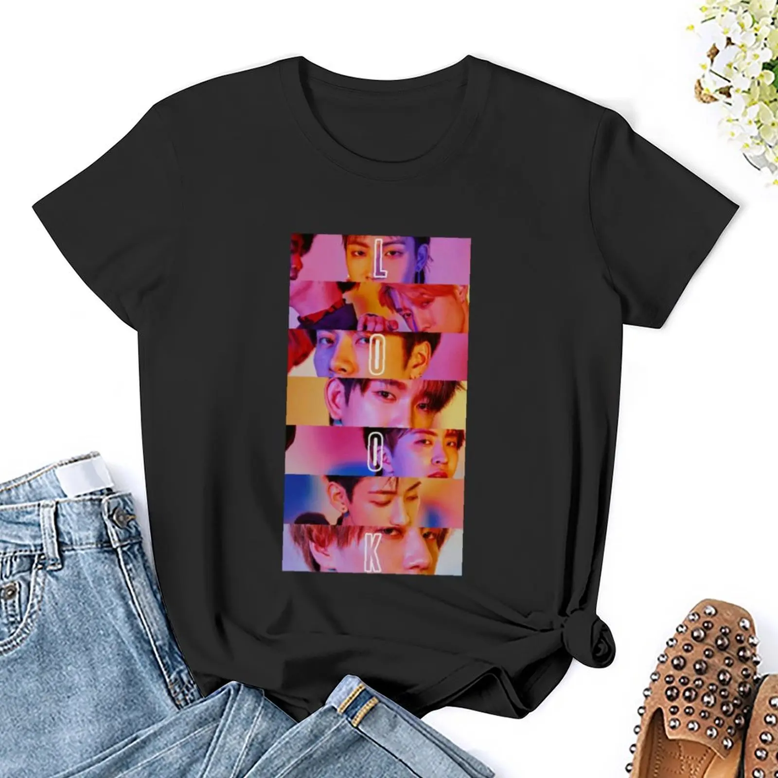 GOT7-T-Shirt pour Femme, Chemisier, Vêtements Mignons, Graphiques, Amusants