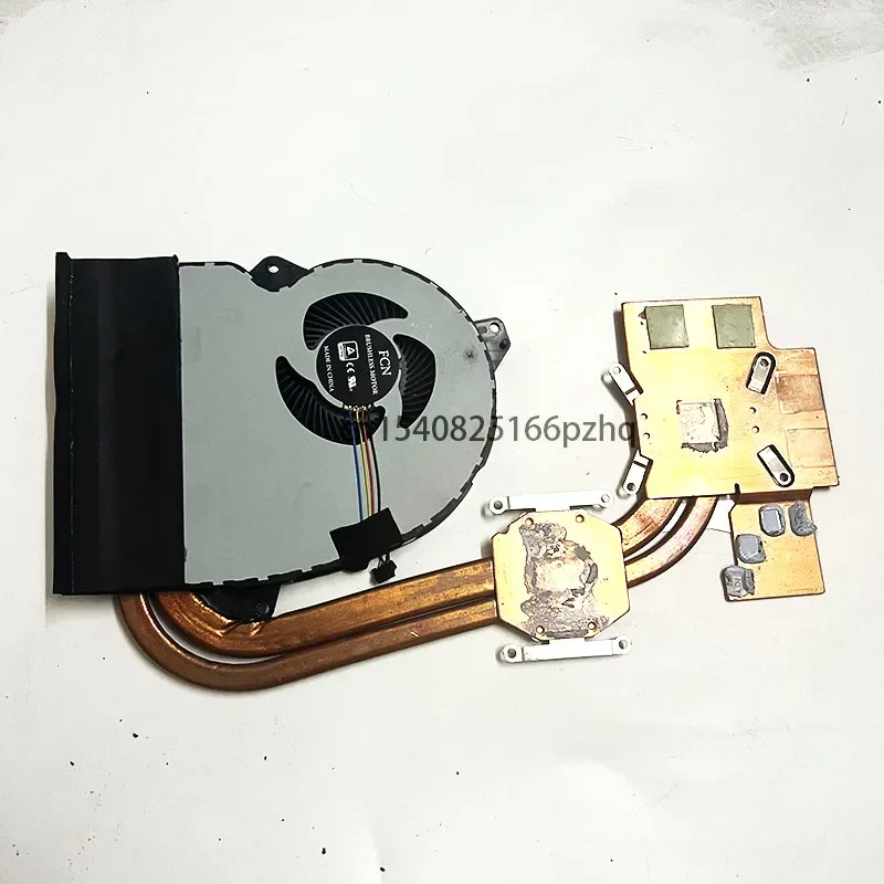 Hulics Used 13N1-0BA0811 Laptop CPU Cooling Heatsink Fan For Asus ROG STRIX GL753 GL753V GL753VD ZX73V FX73 FX73VD