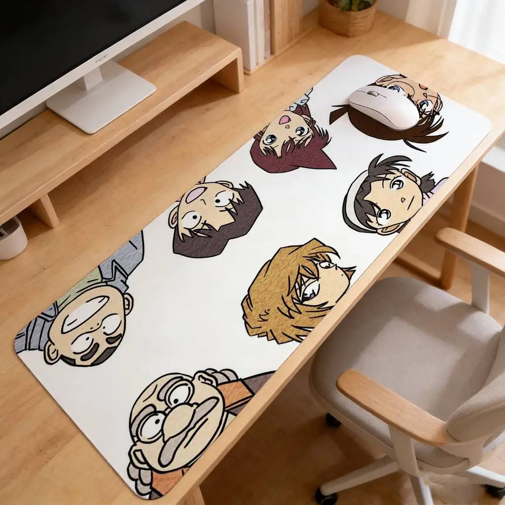 D-Detective Conan Mouse Pad Computer Mat Deskpad Laptop Keyboard Mat Office Large Landscape Mousepad