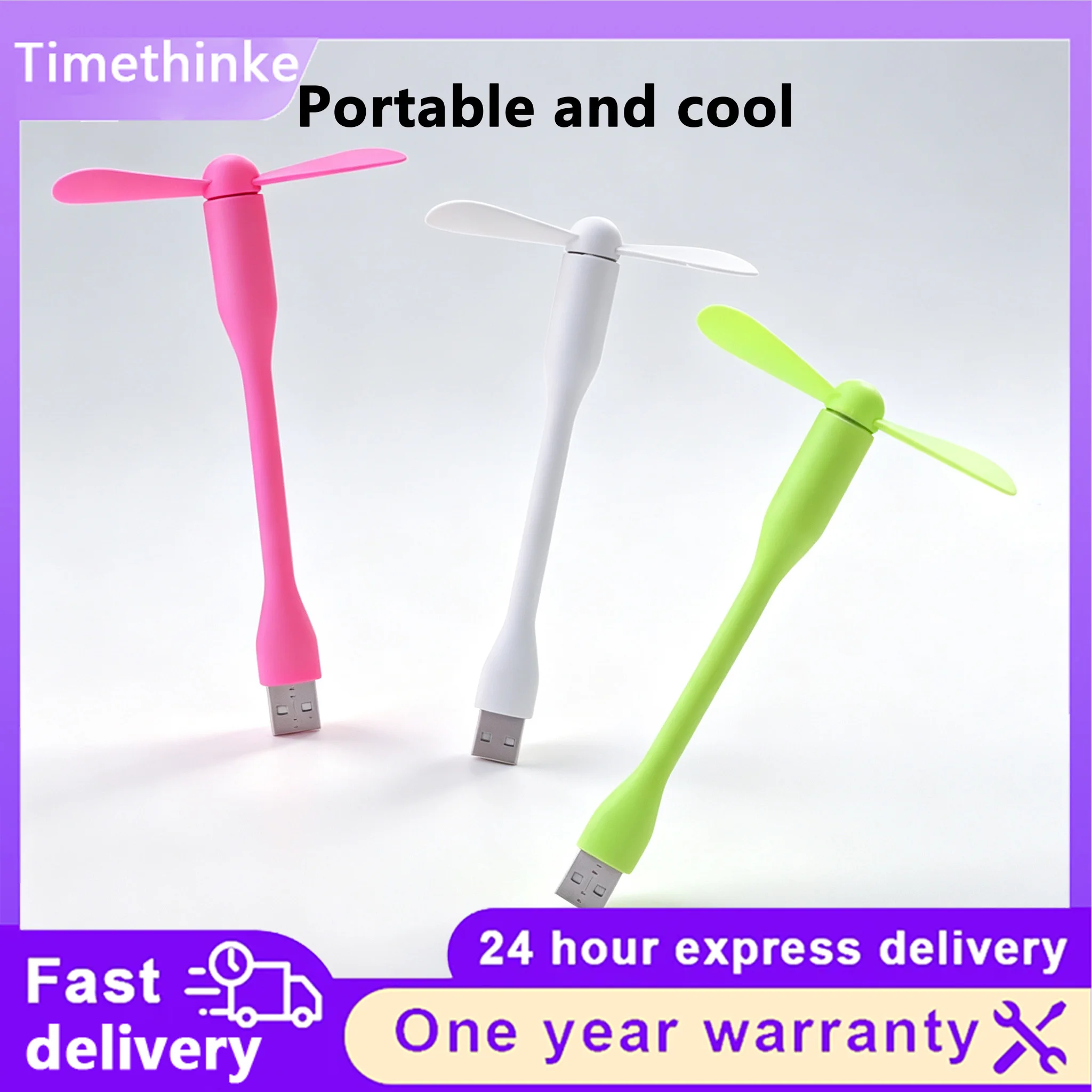 Mini Bendable Flexible USB Cooling Fan Portable Hand Fan For Power Bank Laptop PC Desktop Summer Travel Gadget