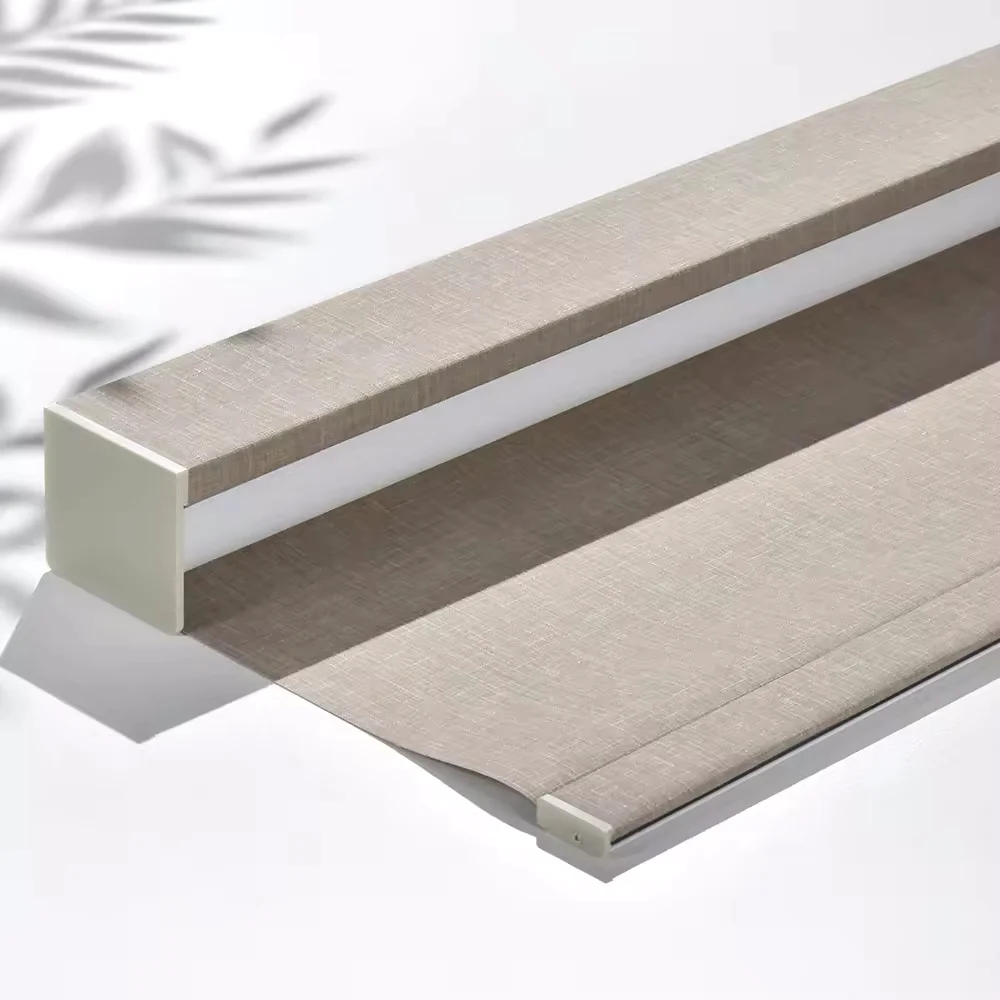 Modern Design Outdoor Waterproof And Uv Protection Blackout Cordless Manual Spring Roller Blinds For Home