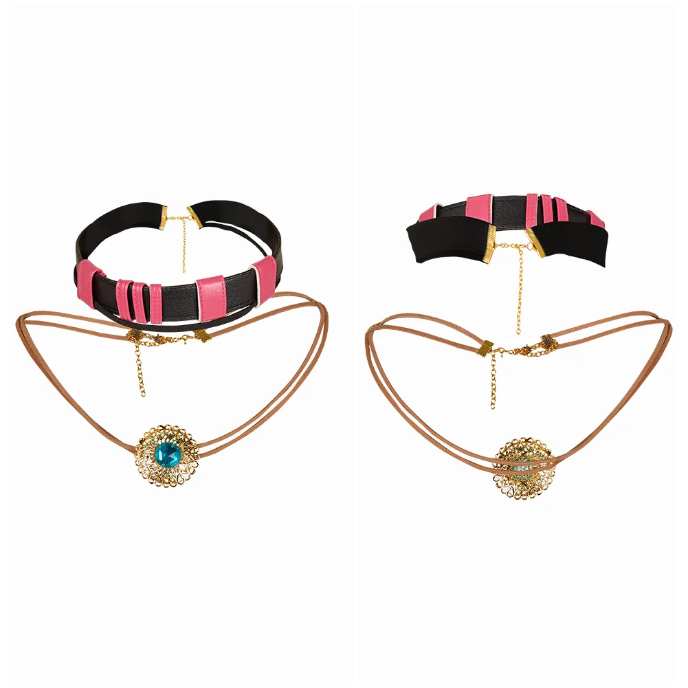 لعبة LoL TV 2 تأثيري الشباب غامض Jinx مسحوق الملابس الباروكات قبعة المرأة حفلة تمويه هالوين زي كرنفال الزي الدعاوى #6