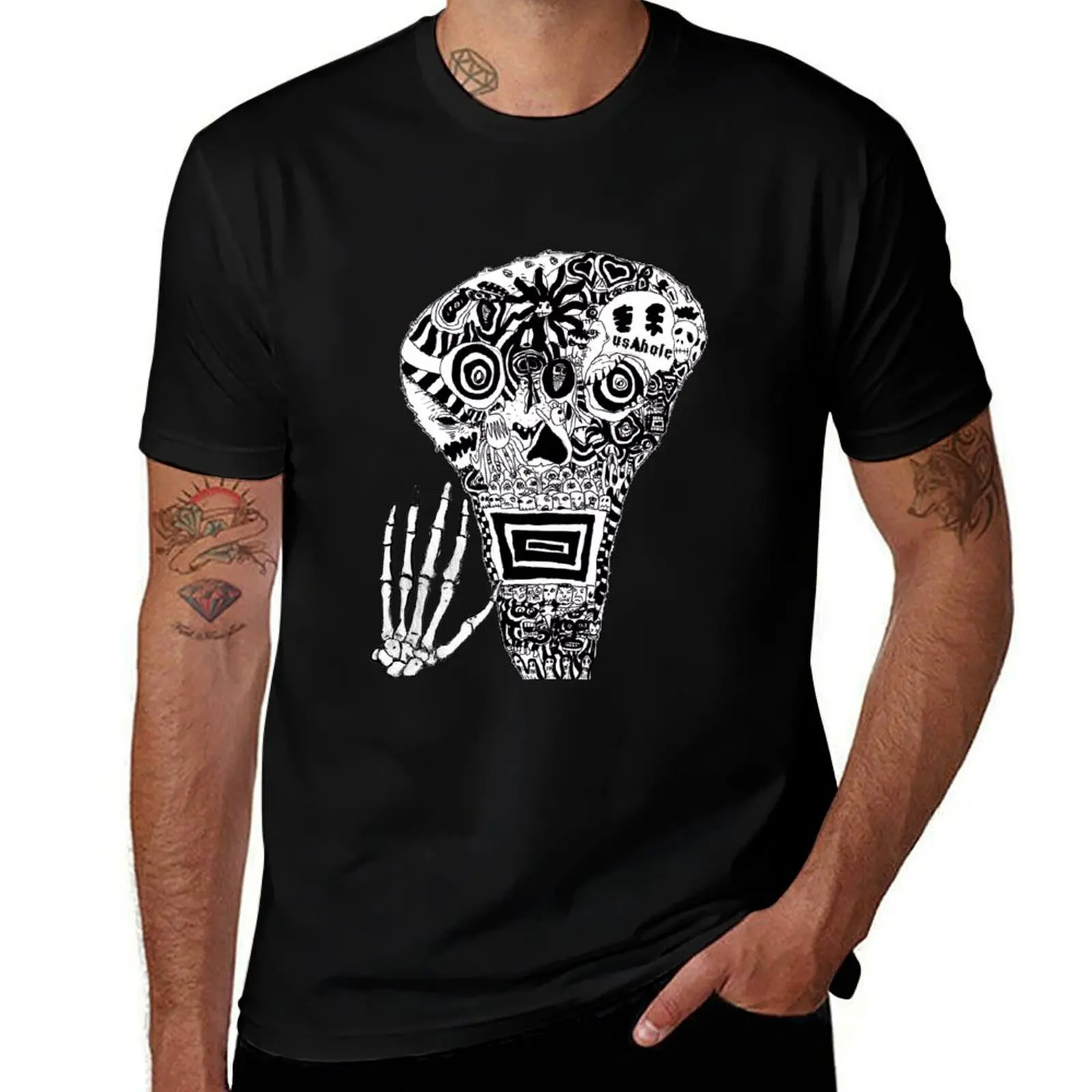 t for man shirt shirt men 100% t t cotton usahole shirt T-Shirt cotton man