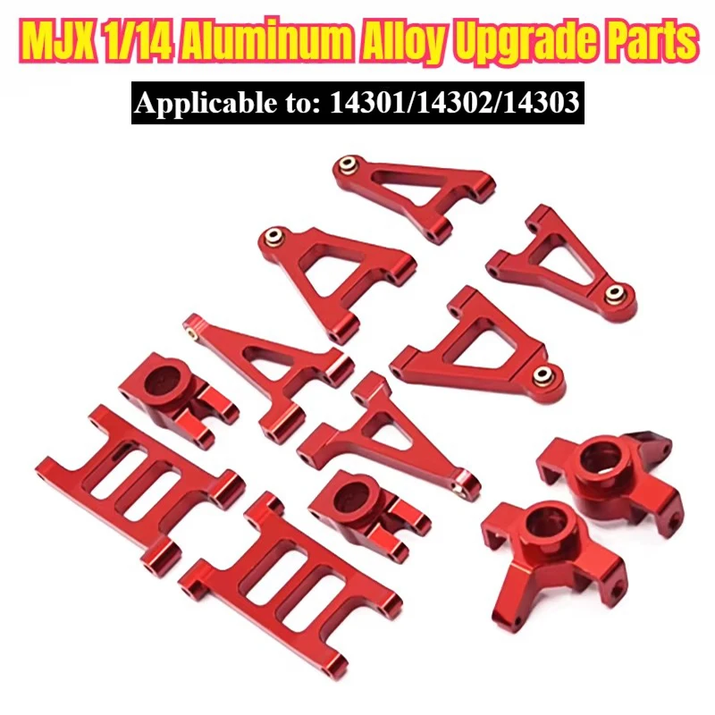 MJX 1/14 14301 14302 14303 RC Remote Control Car Parts Metal Upgrade Retrofitting Complete Upgrade Aluminum Alloy Upgrade Parts
