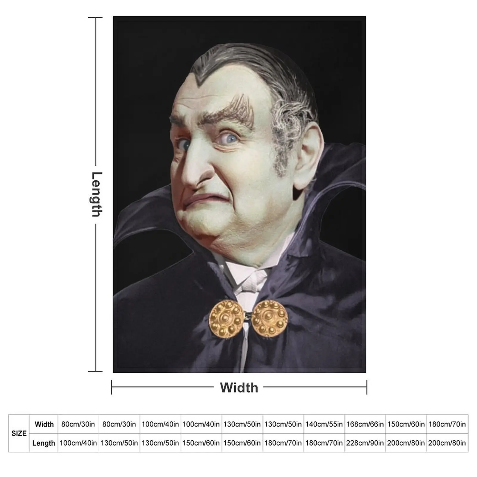 Grandpa Munster Throw Blanket Designers Decorative Throw Beach Decoratives Thins Single Blankets