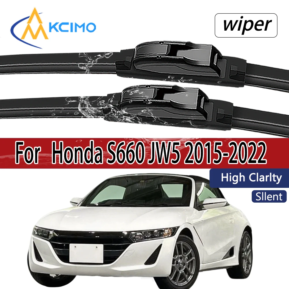 Für Honda S660 JW5 2015-2022 Frontscheibenwischerblätter 2 Stück Windschutzscheiben-Fenster-Zubehör