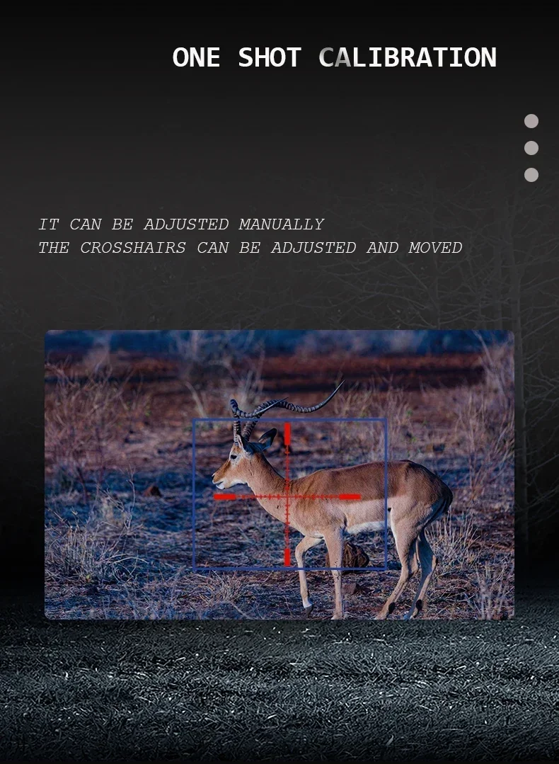200M Full Darkness Infrared Reticle Digital Night Vision Thermal Monocular Thermal Scope For Hunting