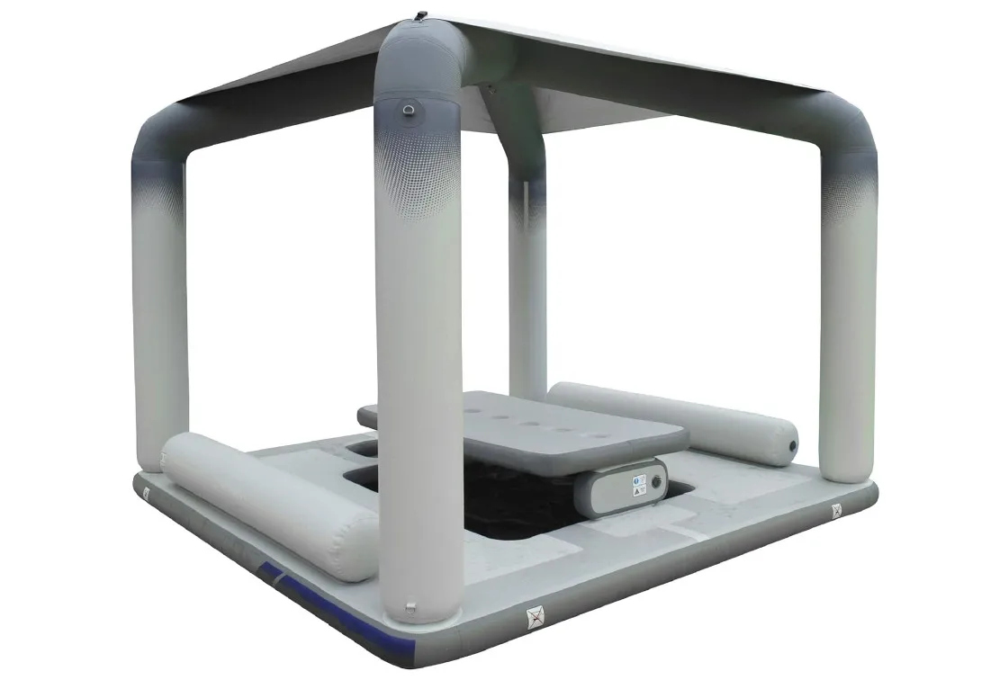 

Оборудование для водных игр, парковый надувной коврик, платформа для плавающей зоны с сиденьями для стола