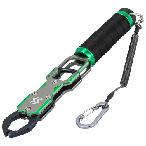 Sougayilang-pinza de pesca de aleación de aluminio, herramienta profesional de agarre de labio, Clip de captura de pescado, alicates de aparejos de Control de peces