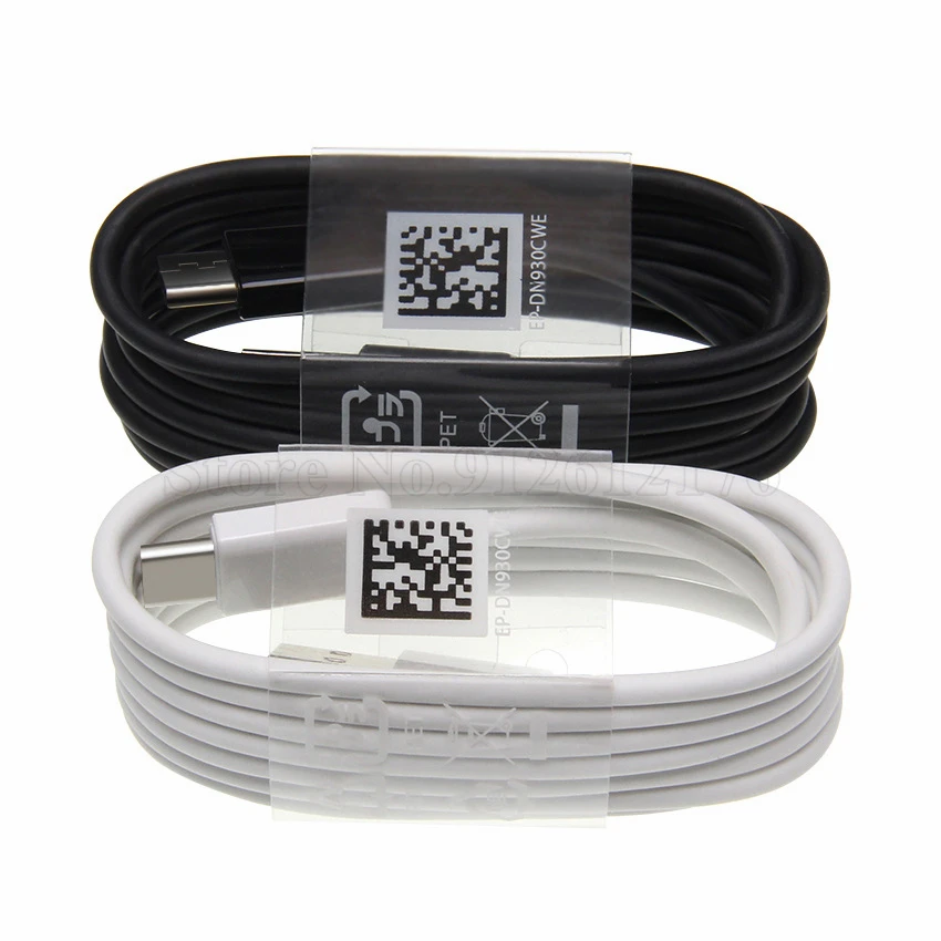 

50Pcs/lot 1.2M 4FT Fast Quick Charge USB-C Type C Usb Cable Cord line For Samsung s8 S10 S20 Note 10 Xiaomi phone charging cable