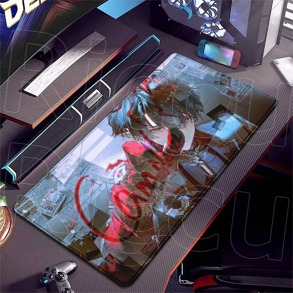 Camille Anime Game Arknights Endfield Maus Pad Edge Stitched Extended Office Decor Gamer Mausepad PC Desktop Accessories Deskmat