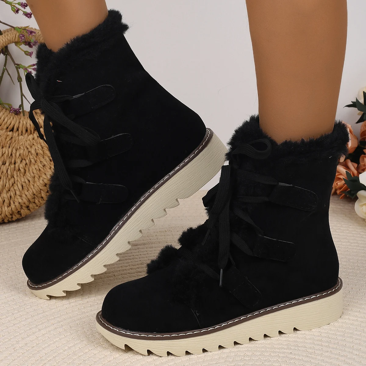 Women Large Size Snow Boots Ou - Kids Outdoor Boots ulasan dan harga