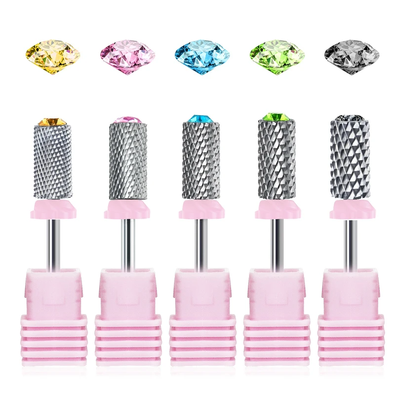 

Polishing Nail Art Milling Cutter Manicure Tungsten Carbide Nail Drill Bits Mill Cutters For Removing Gel Varnish Nail Polish