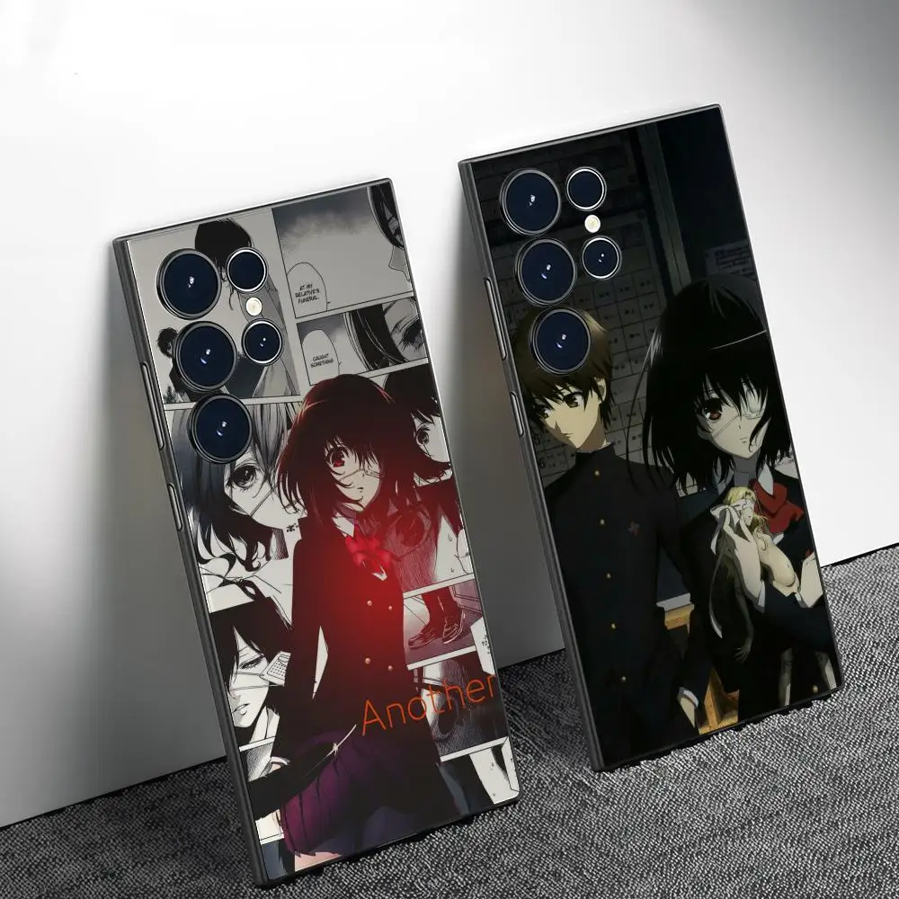 

Phone Case Phone Case For Samsung Galaxy S25 S24 S22 S23 Ultra S21 S20 Plus Frosted Full Soft Case A-Another Anime