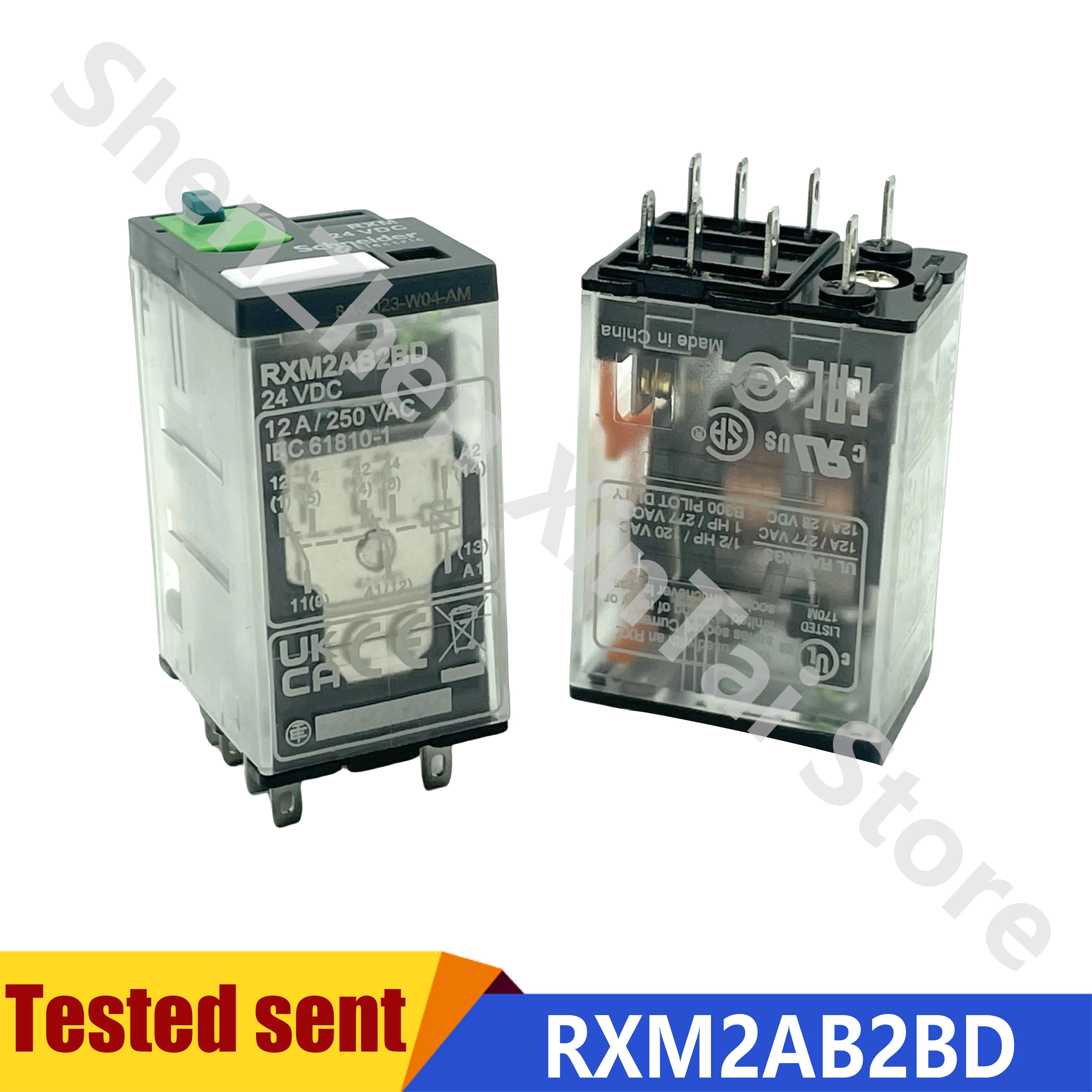 NEW original 5 pieces of relay RXM2AB2BD DC24V 12A four open four closed