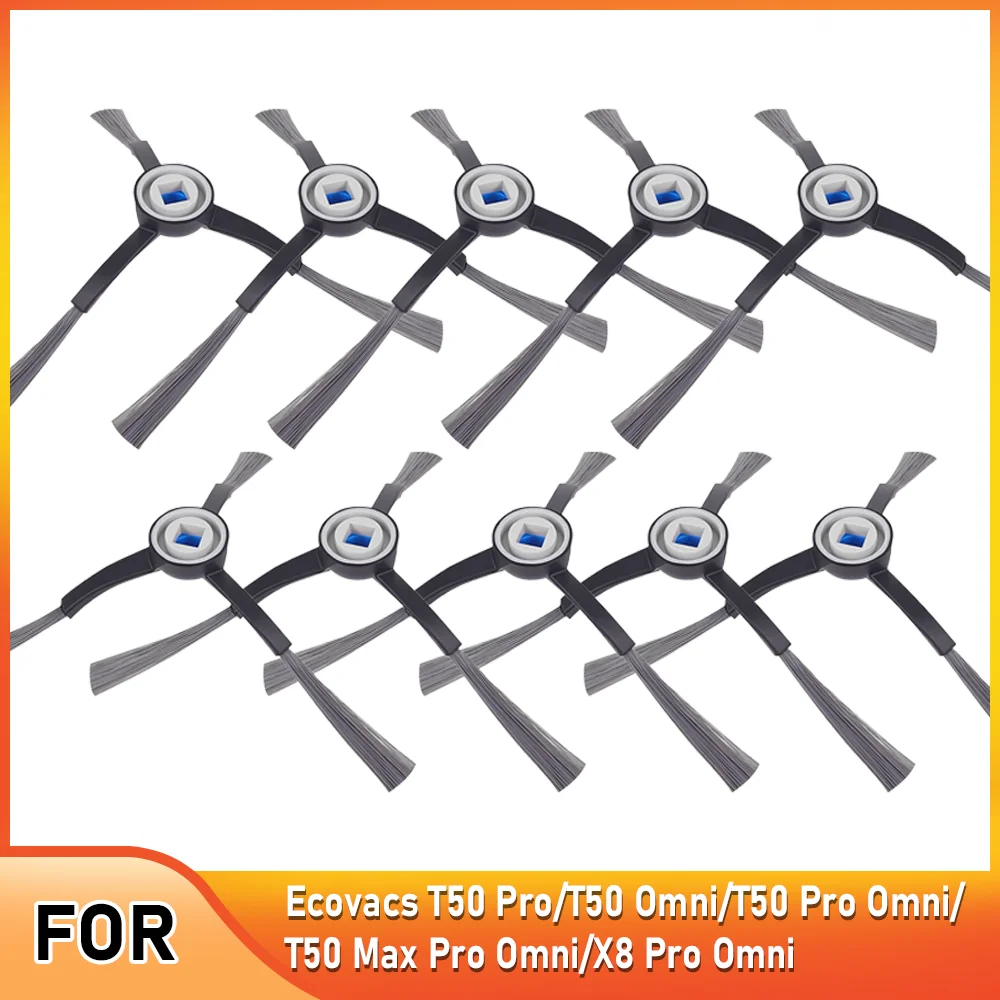 فرشاة جانبية لـ Ecovacs T50 Pro T50 OMNI T50 Pro Omni X8 Pro Omni X8 PLUS قطع غيار المكنسة الكهربائية الروبوتية
