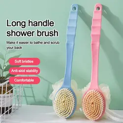 Cleaning Tools Shower Long Handle Massage Bath Brush Soft Bristle Shower Brush Exfoliating