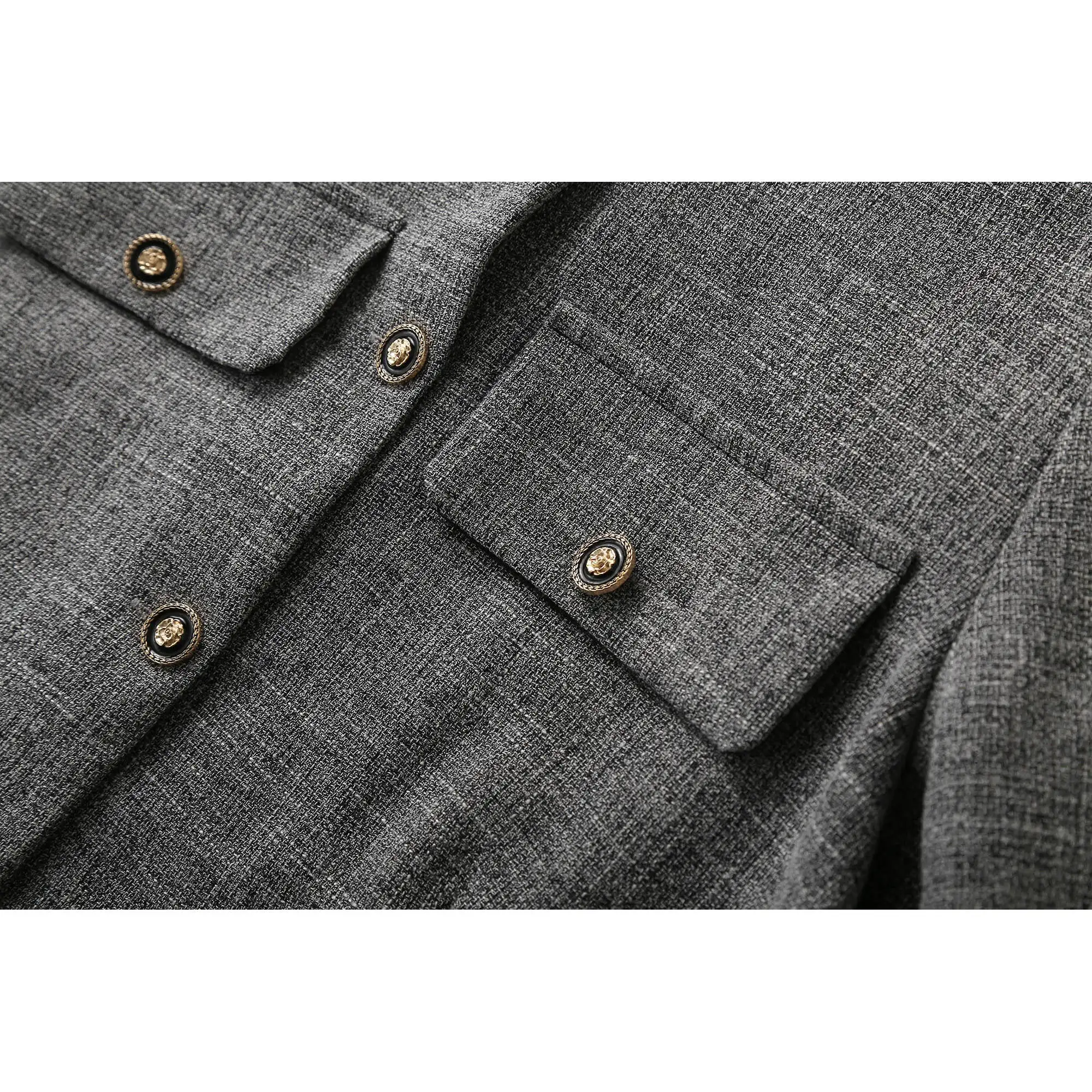 Ele ort Jaet acolchado Faion Fraance Sle con madera ain otoño nueva llegada Lady's Ele Spirit