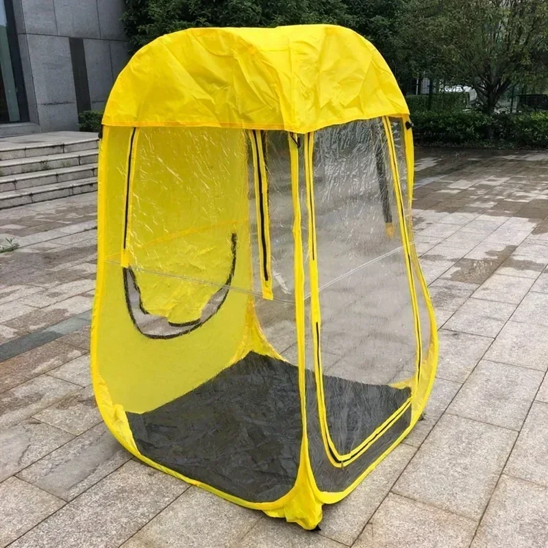 PVC Material Super Light Weather Tent Transparent Clear Roof Single Person Sports Game Watching Tents Camping Outdoor