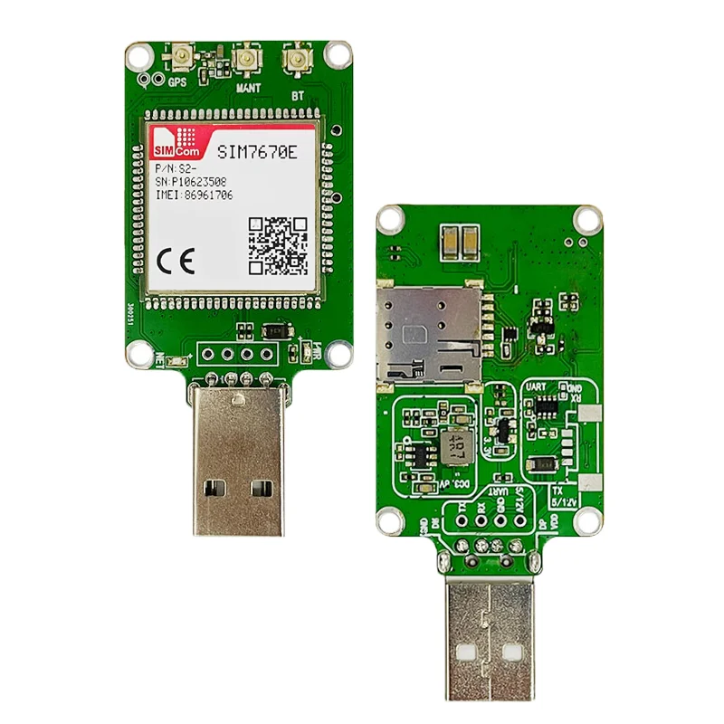 GPS付きUSBドングル,Lte cat1,sim7670e,SIM7670E-MNGV, 1個