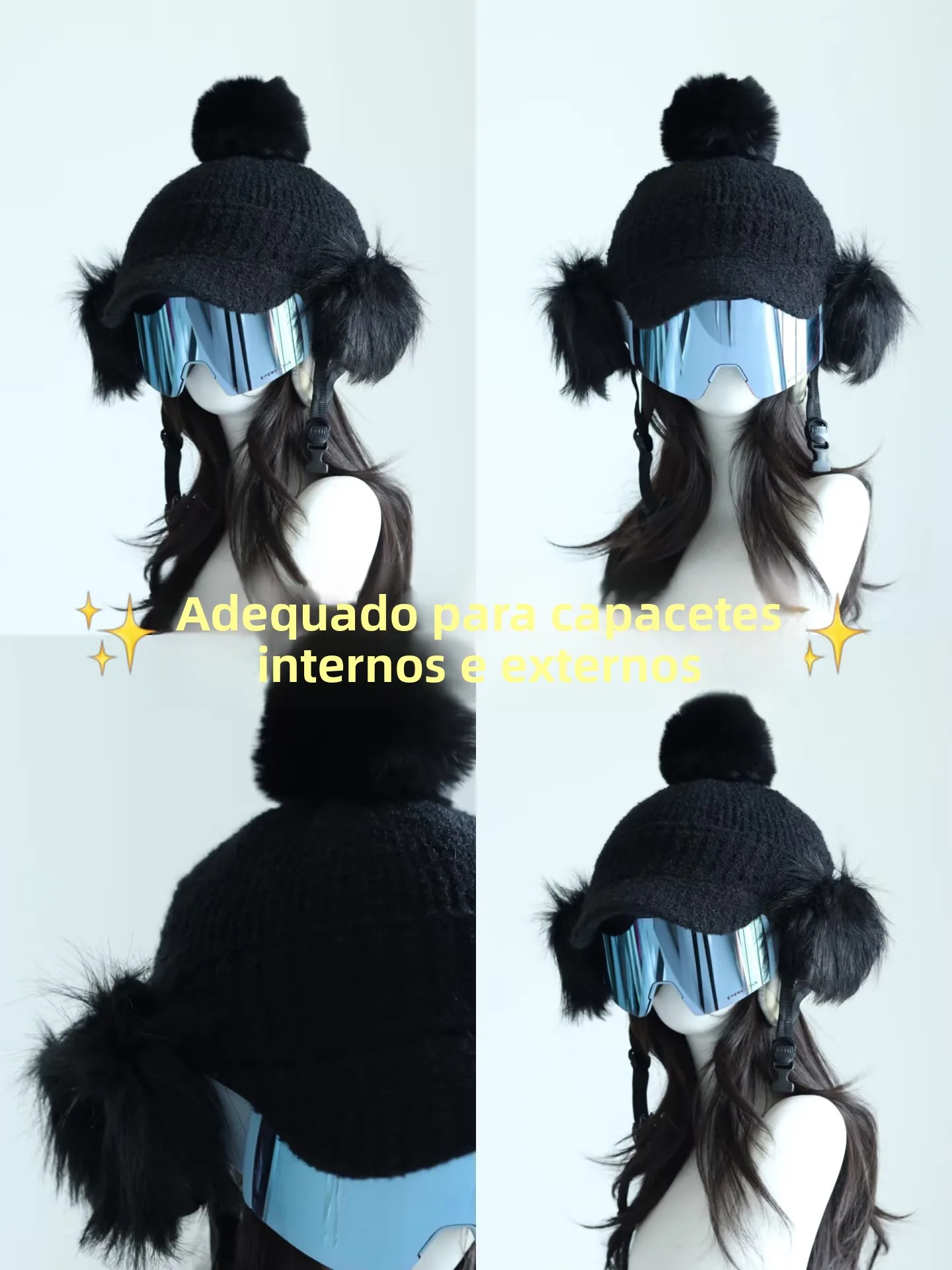 yifang-ski-hat-ear-protection-knitted-outer-inner-helmet-cover-decorative-cuff-single-double-board-snowboarding-accessories