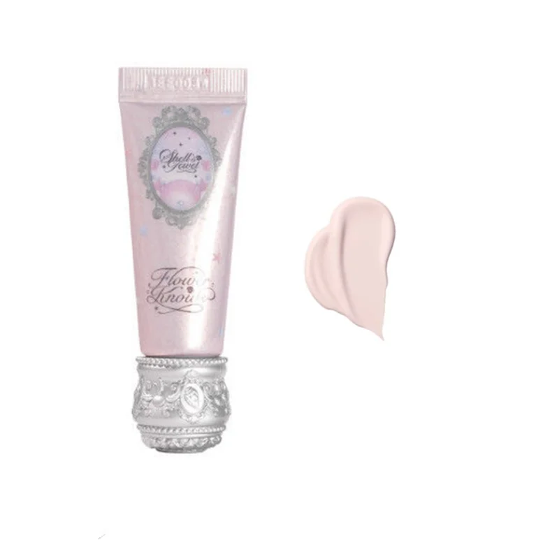 Flower Knows Shell's Jewel Collection Trucco Mini Primer per la correzione del colore Latte per il viso Correttore illuminante e contenitivo per il trucco