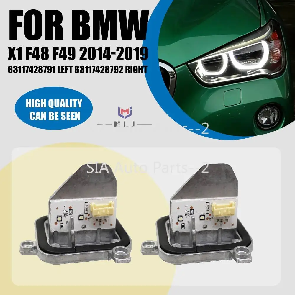 

63117428791 63117428792 For BMW X1 F48 F49 2014-2019 Car Accessories DRL Module Angel Eyes LED Light Source Module white yellow