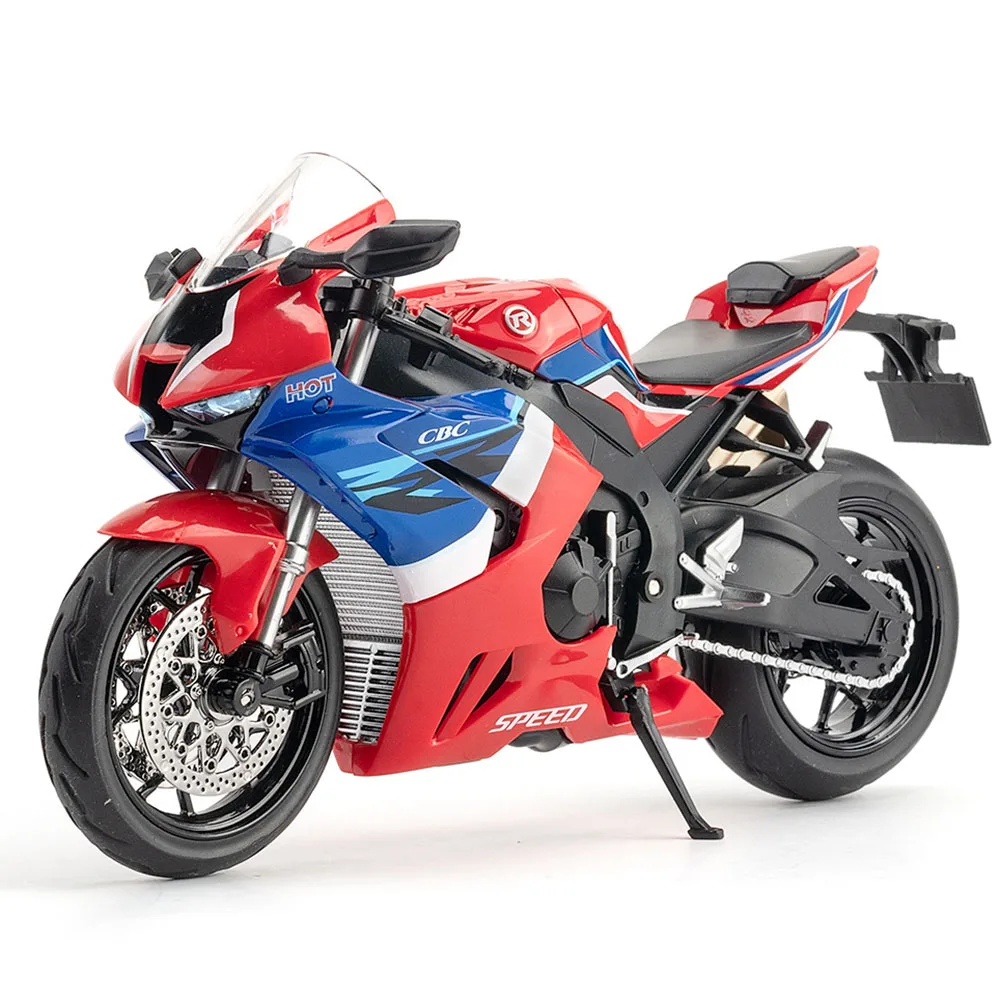 

1:12 Honda CBR1000RR Monkey Racing Модель Мотоцикла Игрушечный Сплав Литые Под давлением Транспортные средства Звук Свет Спортивная Модель Мотоцикла Игрушки для Мальчиков