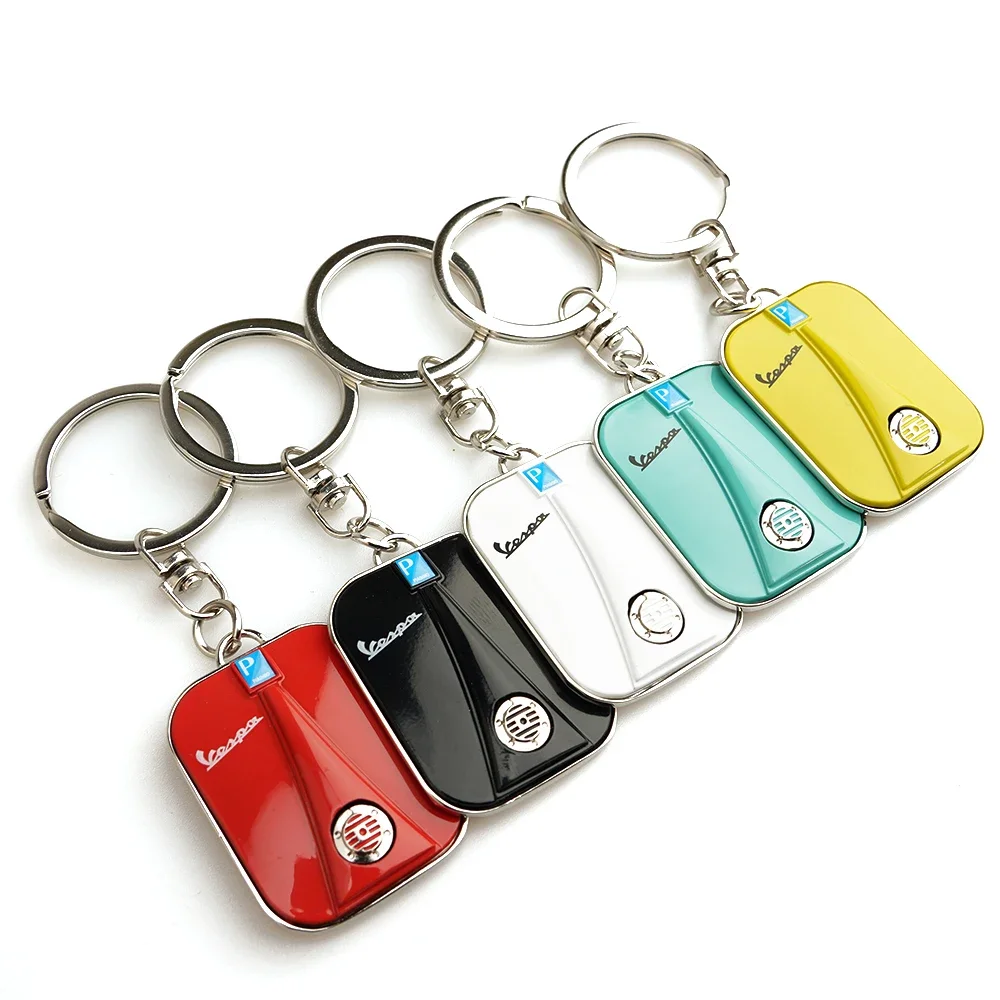 For Vespa GTS300 GTV LX PX LT Sprint Primavera 150 250 Piaggio GTS GTV LX 60 125 250 300 Motorcycle Key Ring Scooter Keychain