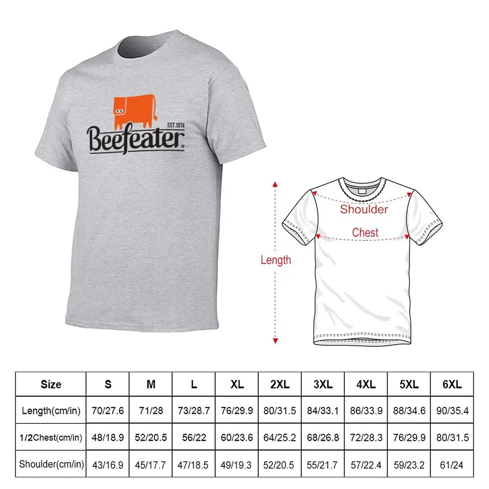 Beefeater T-Shirt tees customizeds heavyweights slim fit t shirts for men