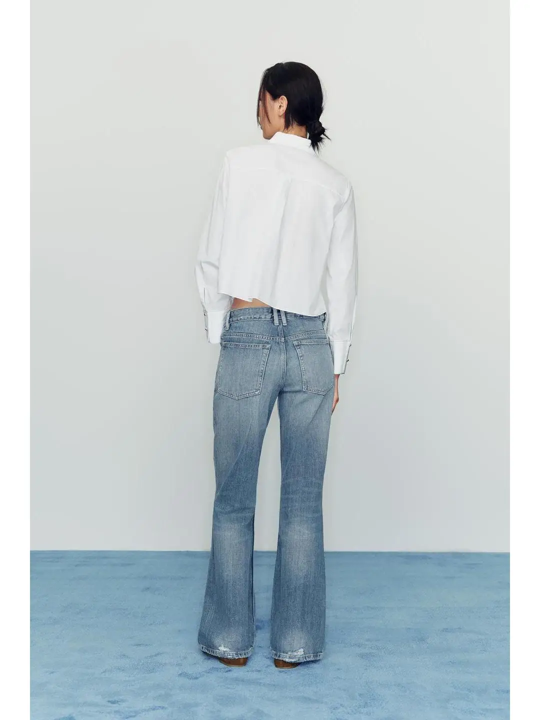 Verstellbarer Taillenverschluss, lang, Sve irt, Stehkragen, französischer Stil, Damen-Innenbekleidung in Übergröße, dünnes Material, Frühlingssaison