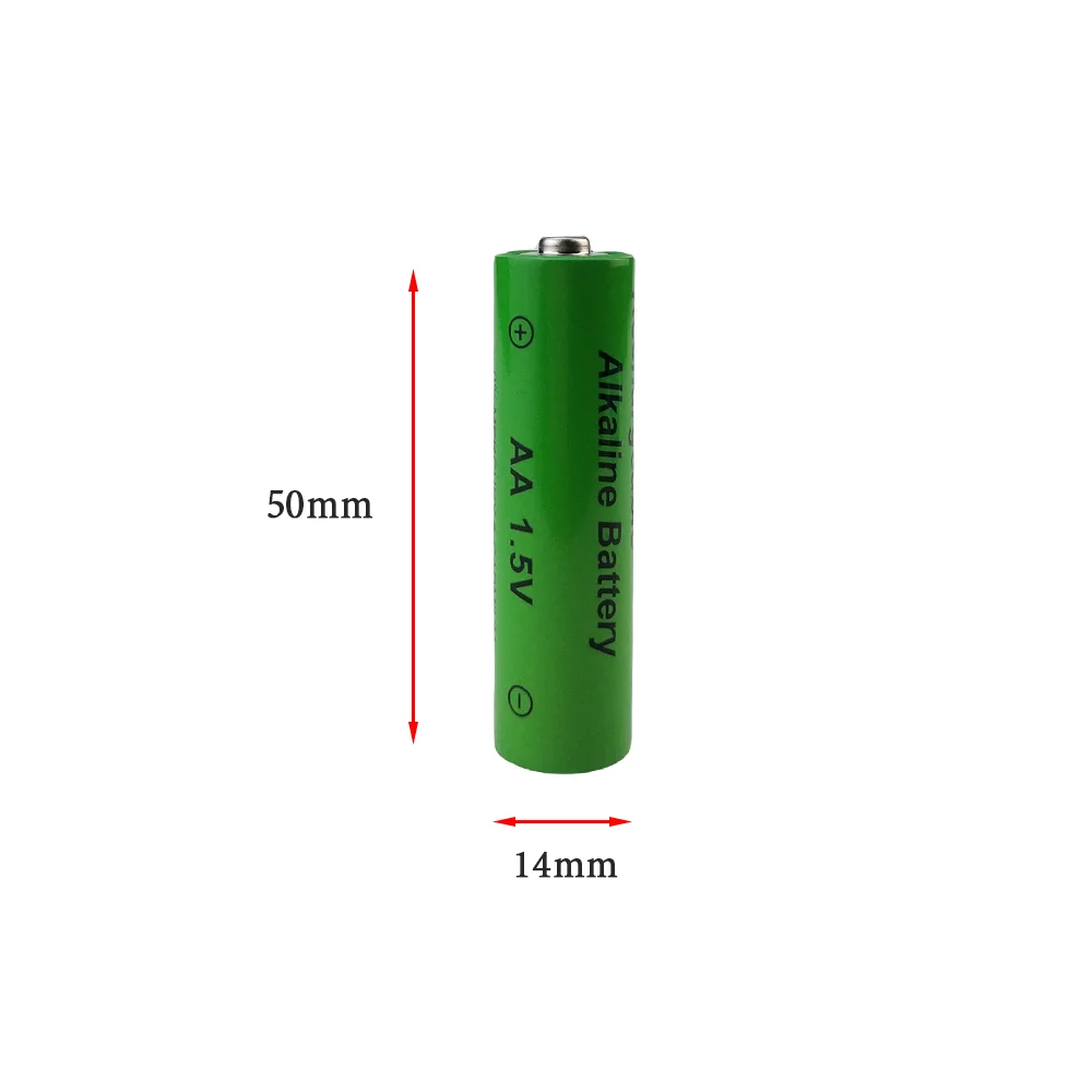 Bateria recarregável alcalina adequada para brinquedos leves LED, AA 1.5V, 3000mAh, novo