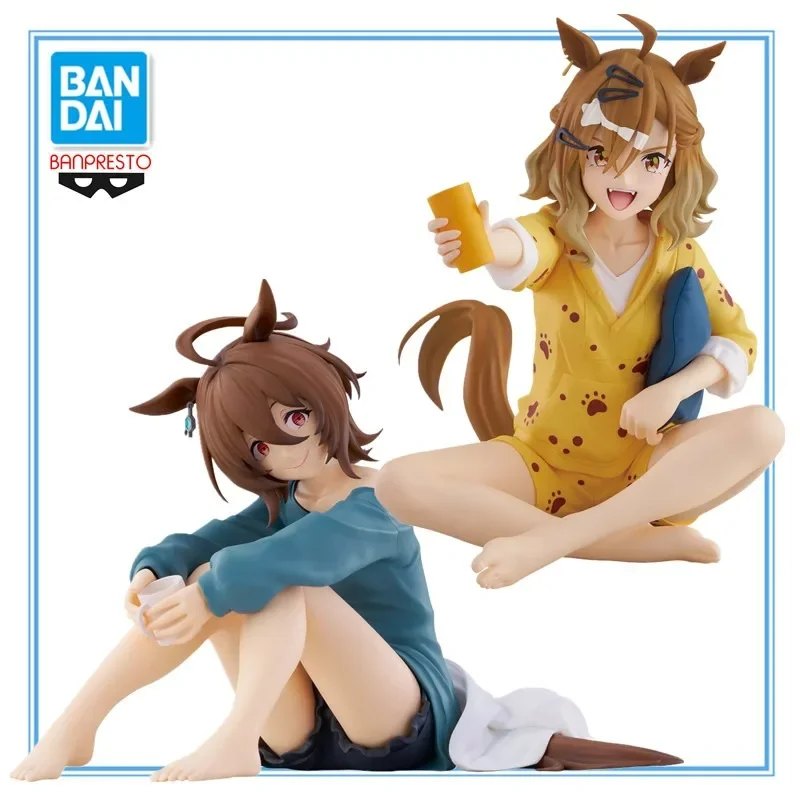 

In Stock Original Bandai Pretty Derby Jungle Pocket Agnes Tachyon PVC Anime Character Doll Toys Collection Christmas Gifts