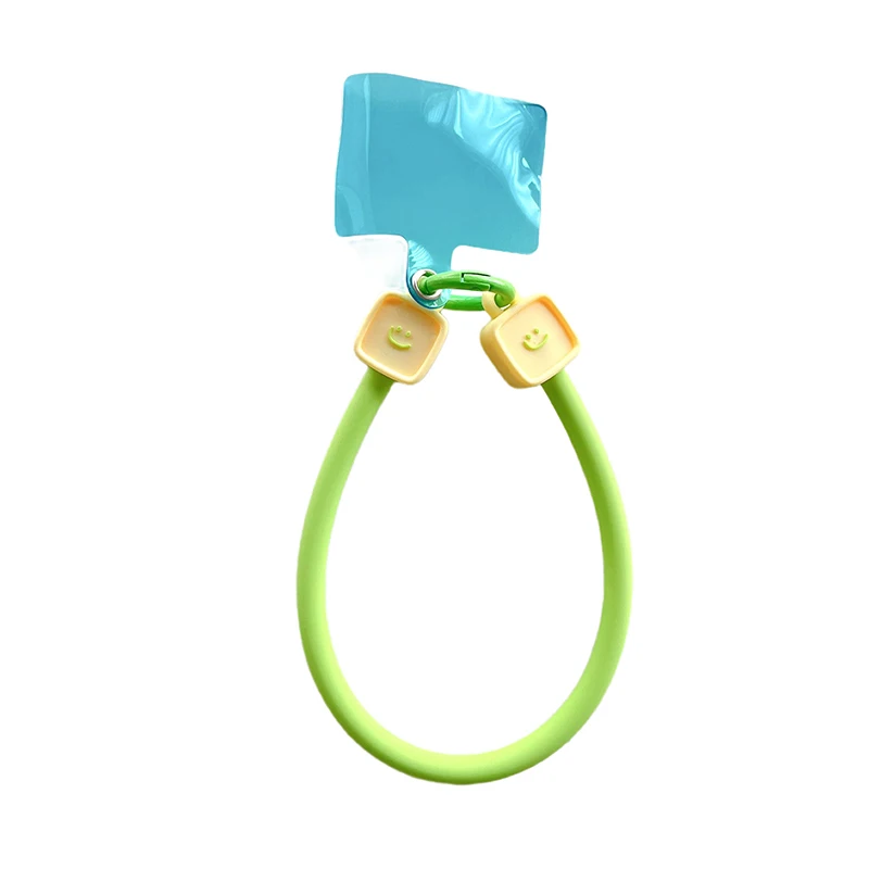 Mobile Phone Lanyard Short Wrist Strap Silicone Rope Hand Phone Case Universal Hanging Rope Solid Color Clip Cute Lanyard Keys image 6