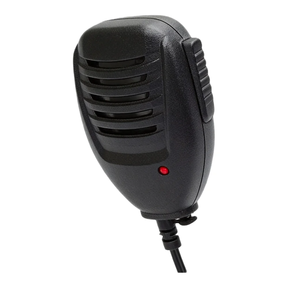 Two Way Radio PTT Speaker Mic 3.5mm Audio Interface Headphone Output With Auto-mute Microphone With Headphone Output