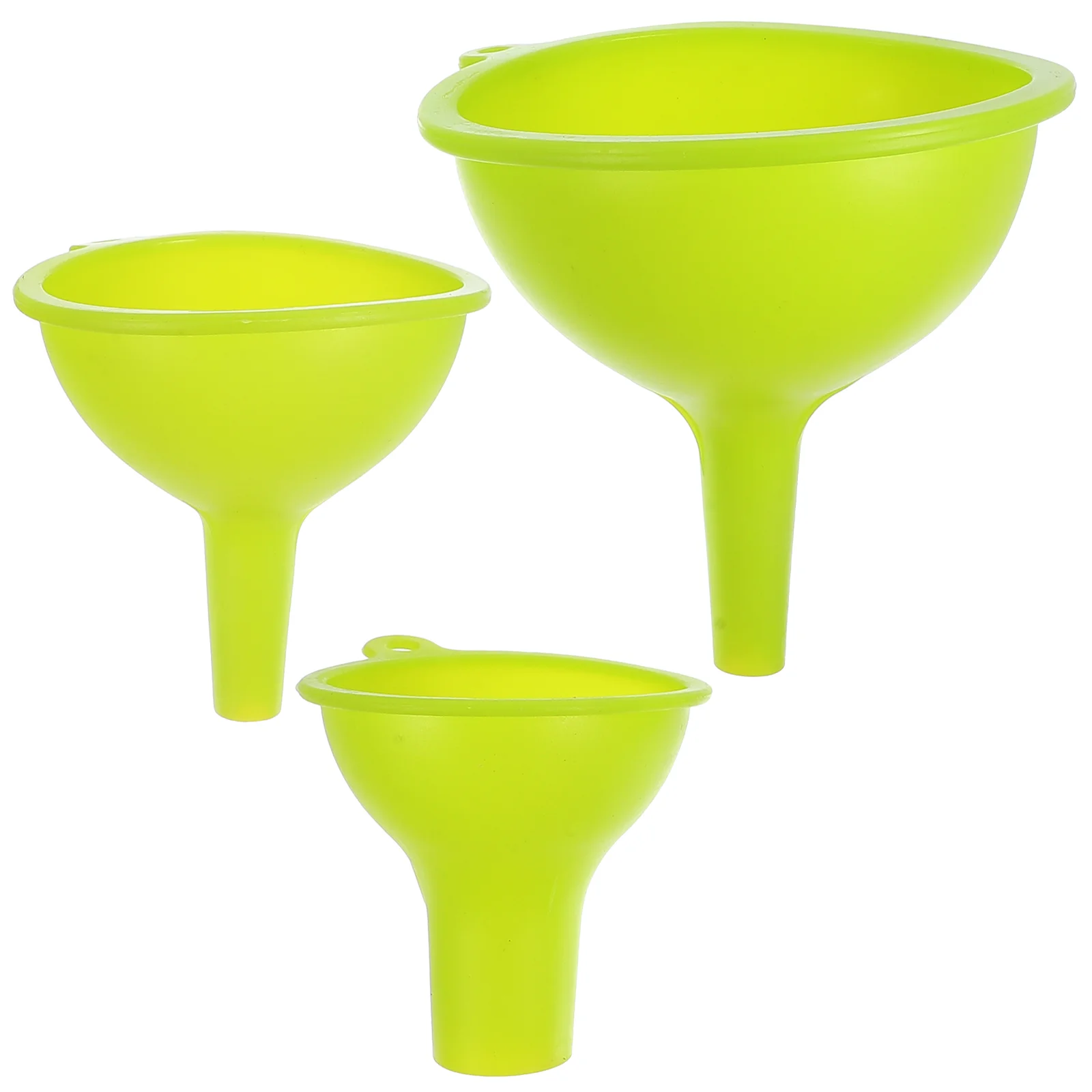 

3pcs Silicone Funnel Set Wide Mouth Oil Spill Cooking Bottle Filling Tools Kitchen Accessories Soy Sauce Vinegar