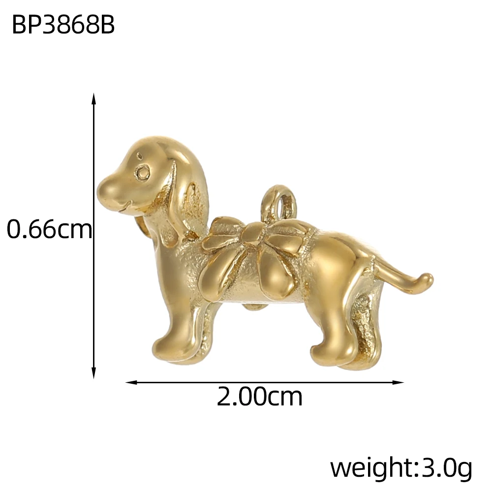 CARLIDANA Stainless Steel Gold Plated Baseball cap Gun  Headphone Anchor Rose Squirrel Pendant High heel Accessories Charms