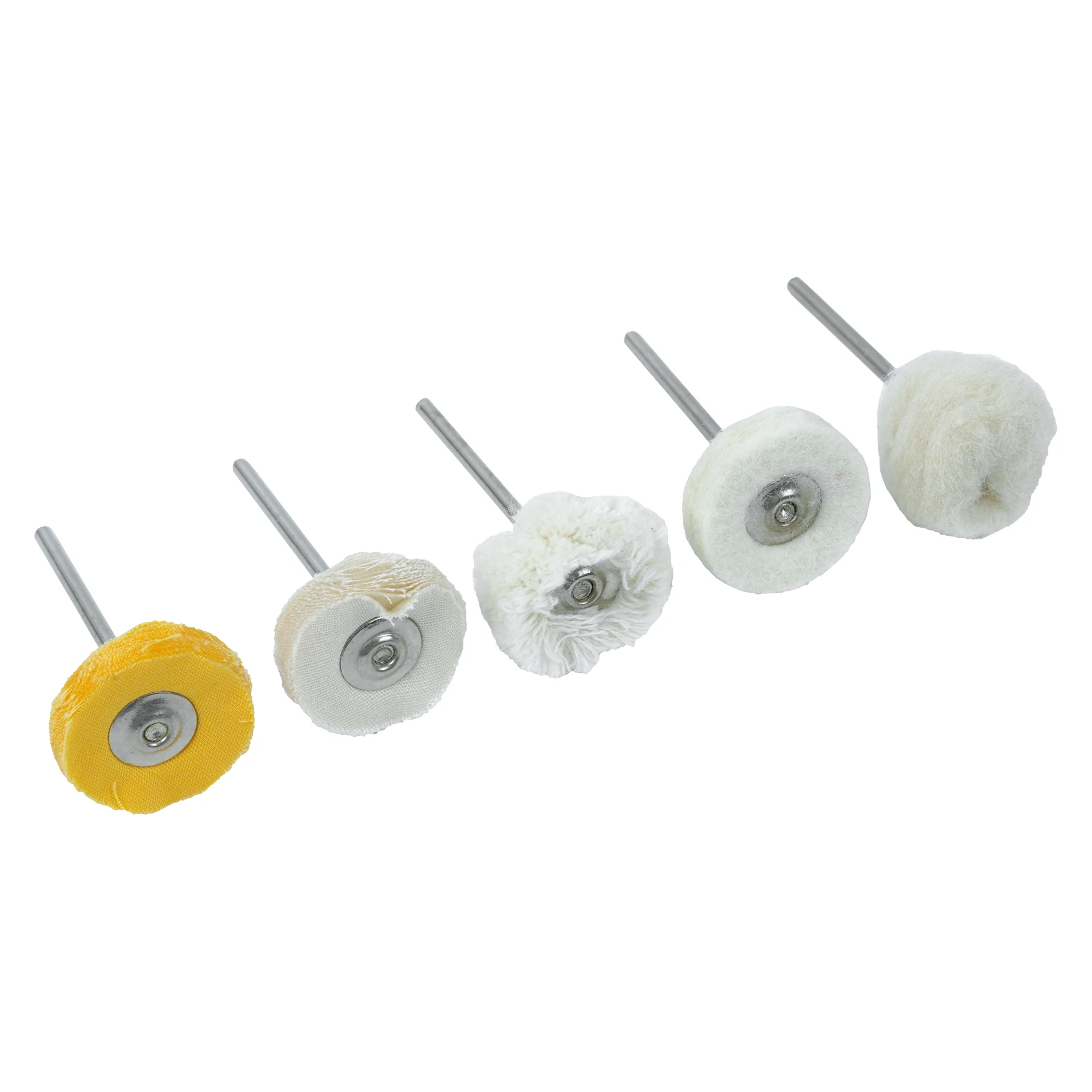 10Pcs Well CK Dental Tools Laboratory Polishing Brush Wheel Buffs Rotary Low Speed HP Shank 2.35mm Dentist Jewelry DIY