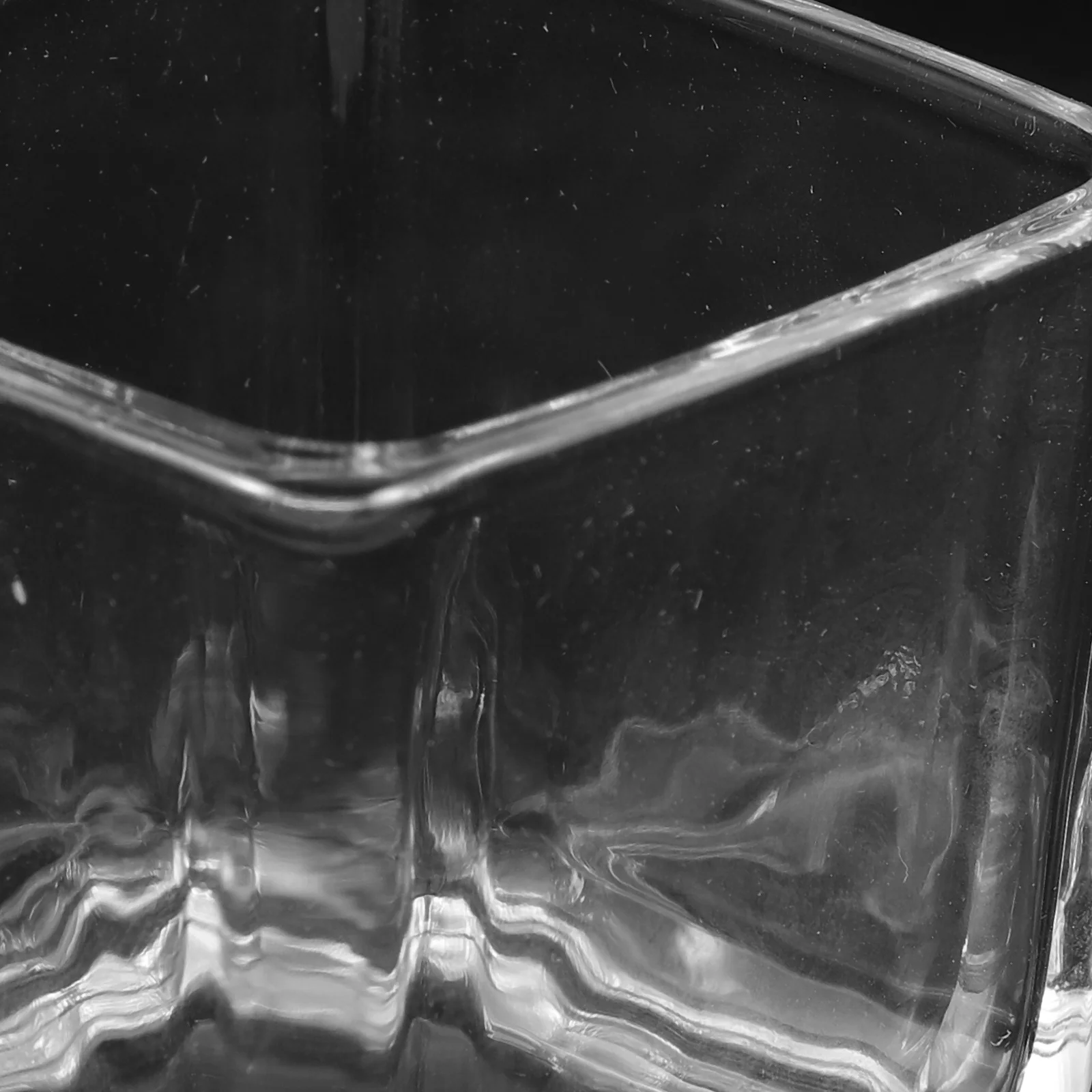 

4Pcs Glass Tealight Holders Square Clear Cup Holder Elegant Restaurant Decoration Tea Light Holder