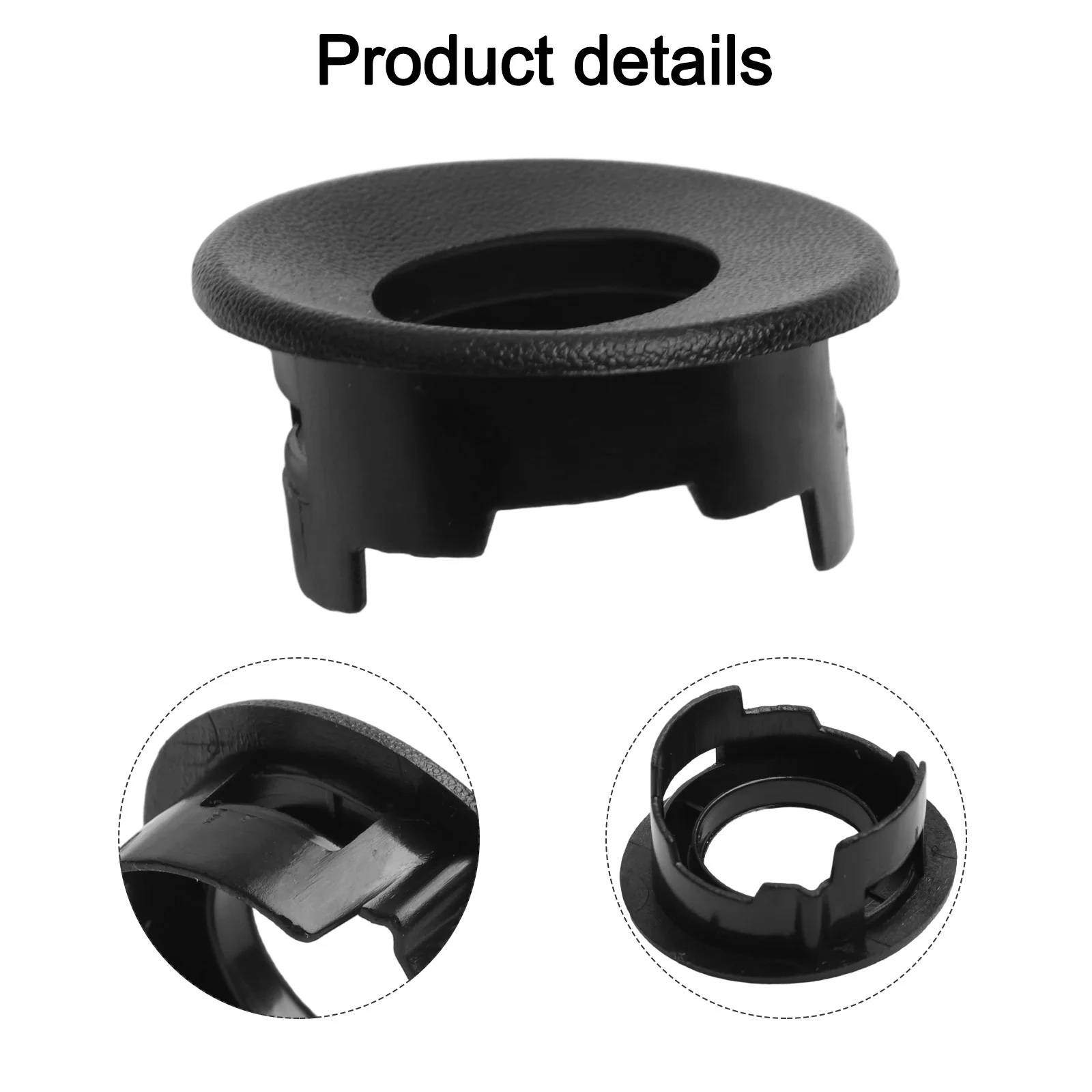 Compatible Rear Park Assistance Replacement Locking Ring Bezel for For Ram & For Promaster Vehicles Part #68195941AB