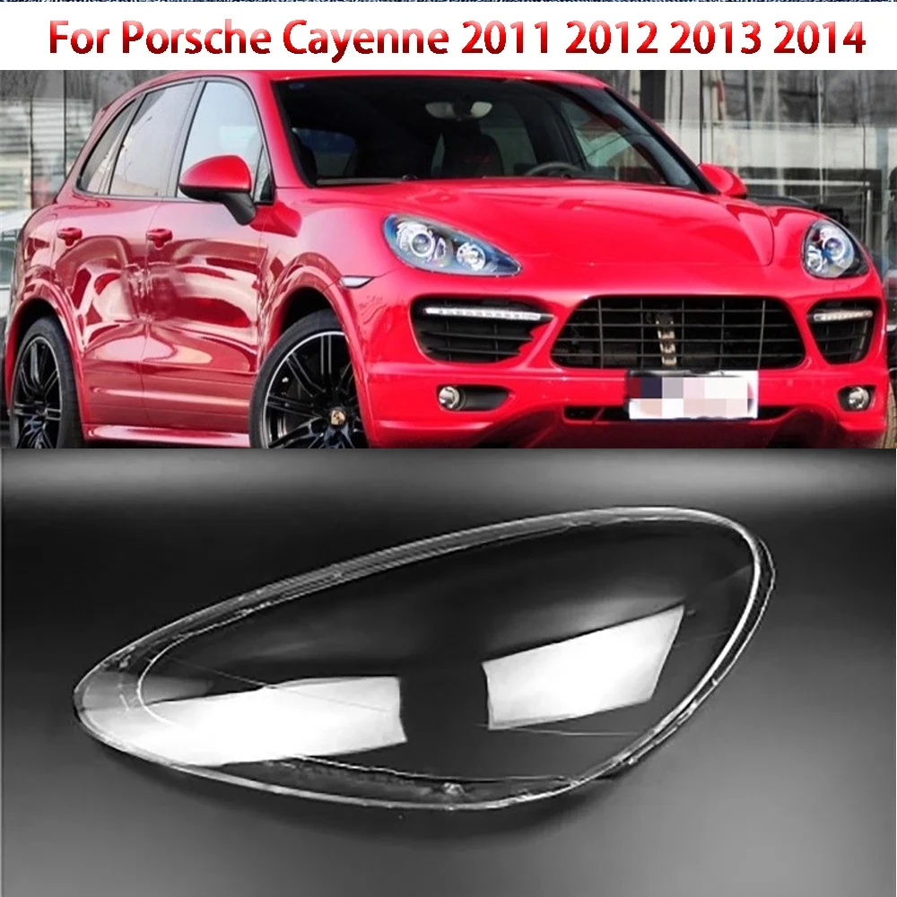 

Car Front Headlamp Lens Replacement Auto Shell For Porsche Cayenne 2011 2012 2013 2014 Headlight Glass Cover Lampshade Lampcover
