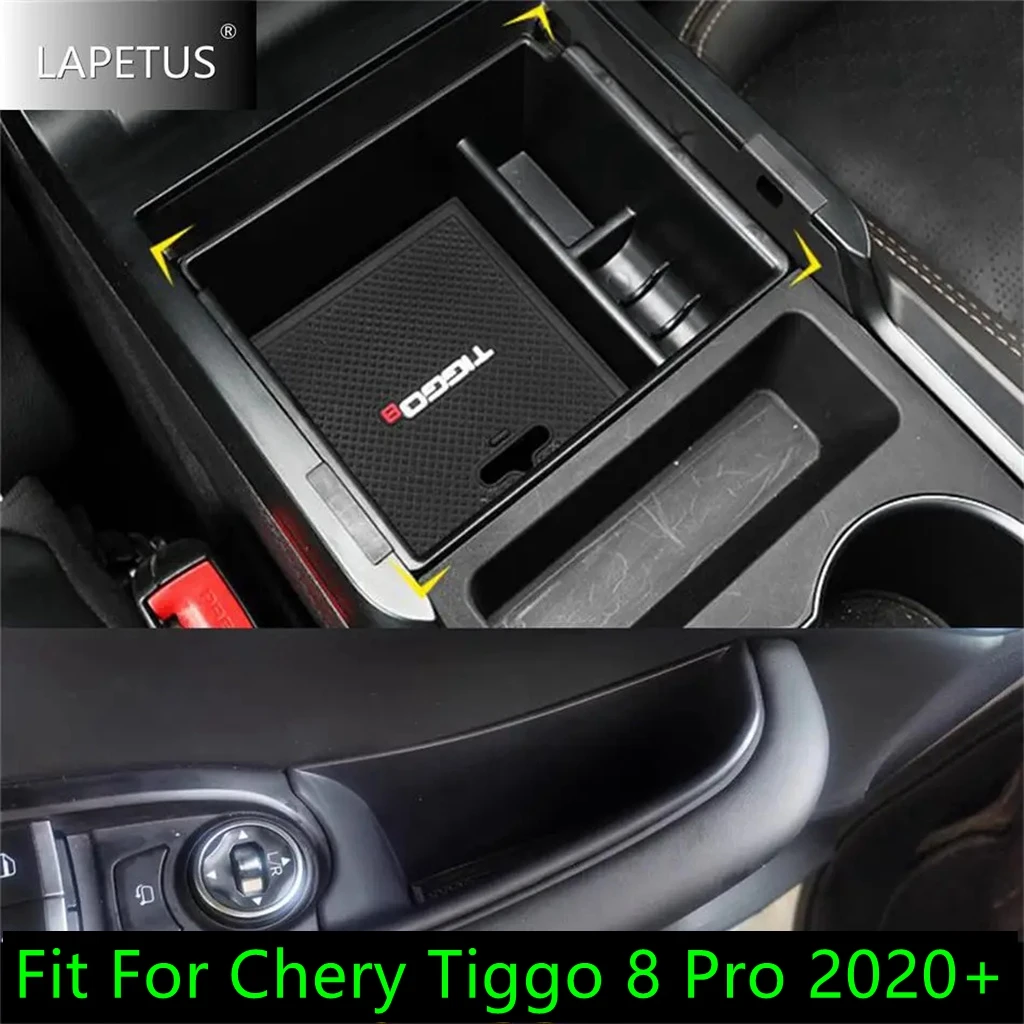 

Car Central / Door Handle Armrest Storage Box Console Tray Pallet Container Accessories Cover For Chery Tiggo 8 Pro 2020 - 2023