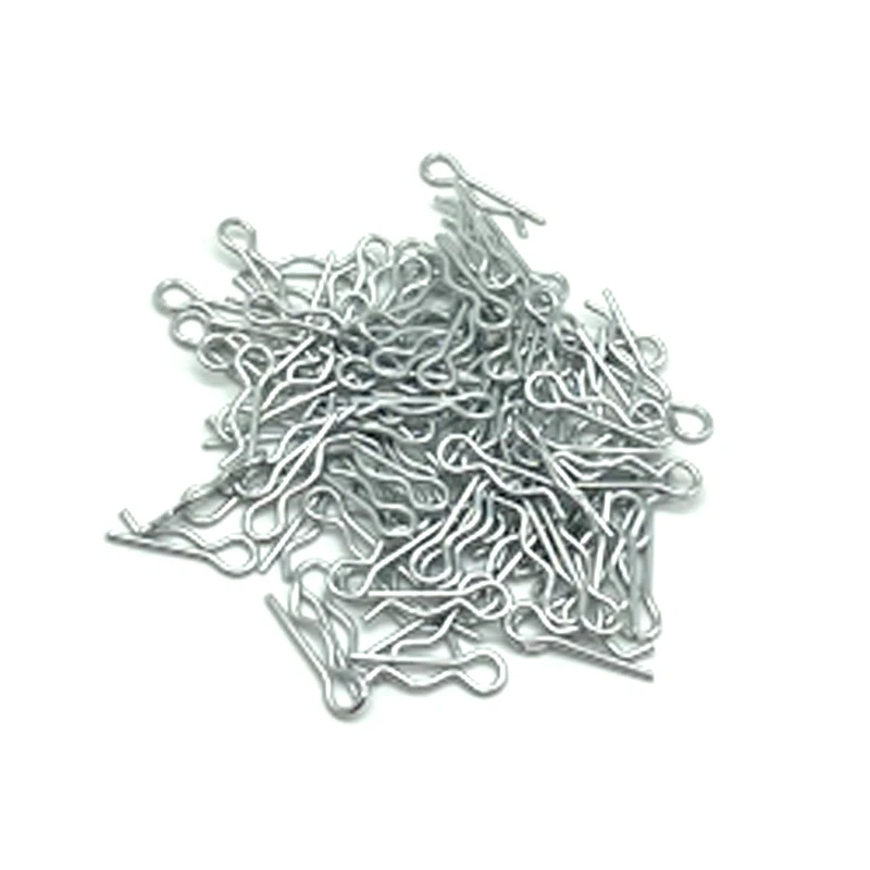 10/100PCS RC 1/8 Body Clips Pins Bend Post Remote Control Car Parts Truck Buggy Shell for 1:8 rc car