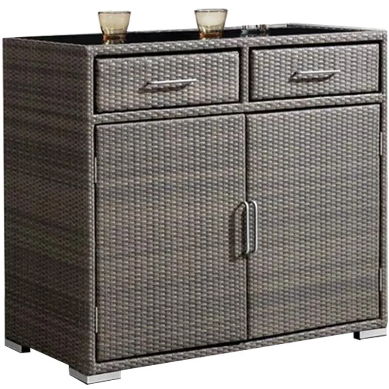 

Outdoor Locker Courtyard Outdoor Villa Furniture Rattan Cupboard