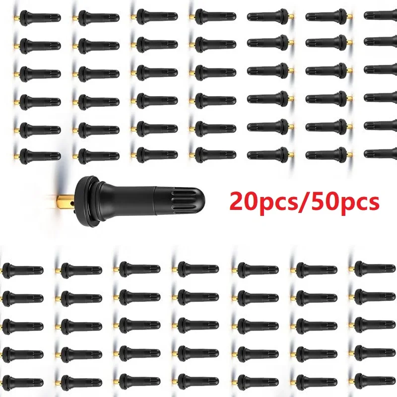 20pcs/50pcs Car Rubber Wheel Rim TPMS Tire Pressure Sensor Valve Stem For Chevy for GM-930A GMC Cadillac