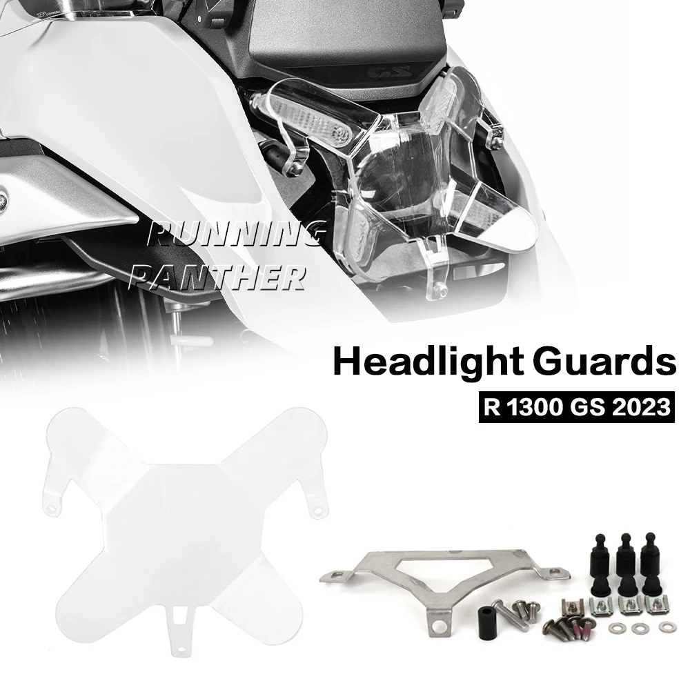 

Для BMW R1300 GS R 1300 GS r1300gs r 1300 gs 2023 2024 защита для передних фар мотоцикла защитная крышка для передних фар новинка R1300GS