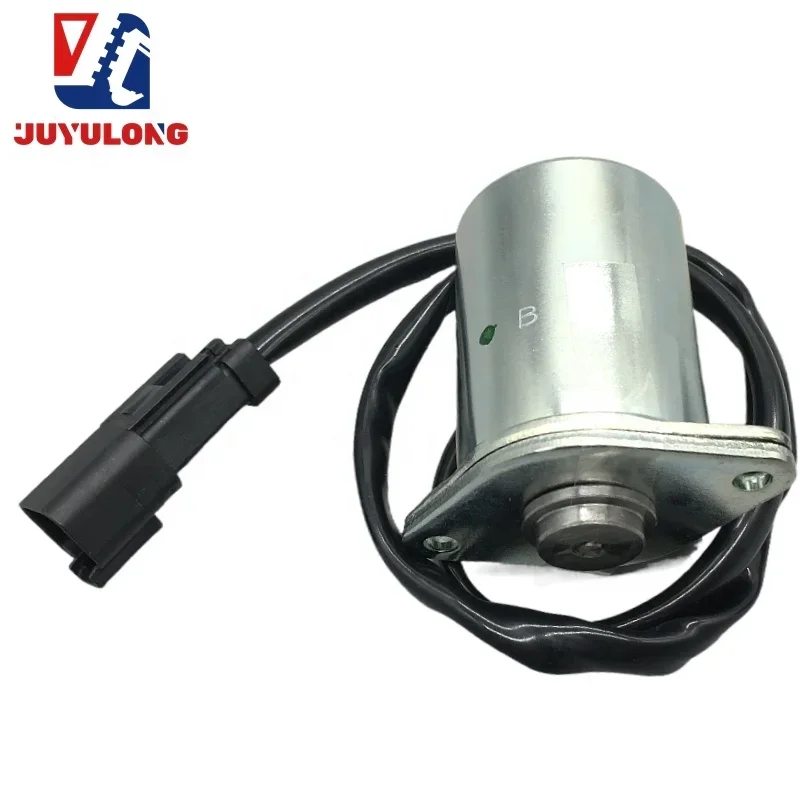 JUYULONG for Komatsu PC120 130 200 220 300 360-7-8 pilot safety lock rotary rotary solenoid valve 20Y-60-32120 20Y-60-32121